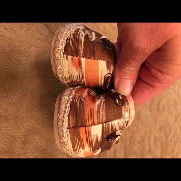 Poetic licence espadrilles flats 6.5, 36.5 polka dots bow shoes brown tones - Picture 6 of 7